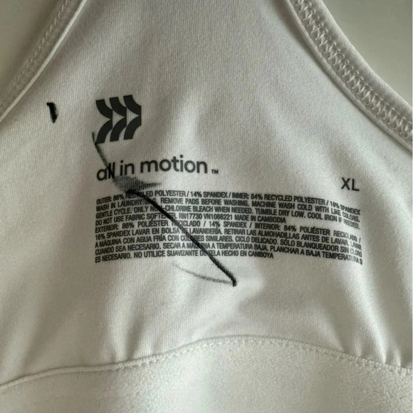 NWT ALL IN MOTION Flex Strappy Exercise Dress one piece athletic romper Size XL - Picture 8 of 14